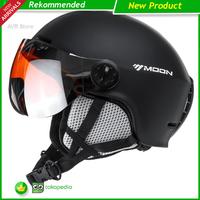 Gambar BARU!! Moon Winter Ski Snowboard Helmet With Visor Goggles Sport - Orange dari avrstore undefined 3 Tokopedia