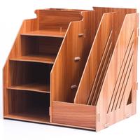 Gambar AN Office Supplies Desktop Storage Baskets Box Drawer Wooden dari All Night Import undefined 2 Tokopedia