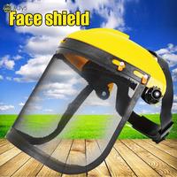 Gambar ..♡♡♡ Face Shield Safety Helmet Hat with Full Face Mesh Visor dari LEEGRANDEUR undefined 1 Tokopedia