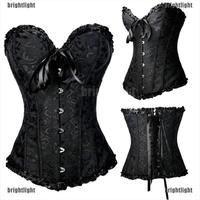 Gambar Brl Korset Bustier Wanita Sexy Bahan Satin Gothic dari sinta mark undefined 1 Tokopedia