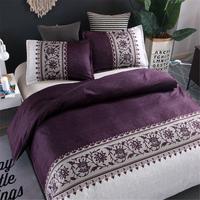 Gambar AN Floral Violet Reversible Duvet Cover Pillowcase Bedding dari All Night Import undefined 2 Tokopedia