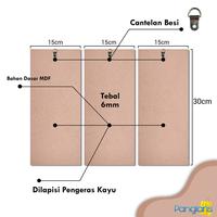 Gambar Hiasan Dinding Kaligrafi Lafadz Allah Muhammad Ayat Kursi Motif PK2 dari Panglaris undefined 4 Tokopedia
