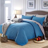 Gambar AN Honana WX-8368 4Pcs Solid Color Bedding Sets Duvet Cover dari All Night Import undefined 2 Tokopedia