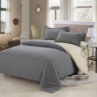 Gambar AN Honana WX-8368 4Pcs Solid Color Bedding Sets Duvet Cover dari All Night Import undefined 3 Tokopedia