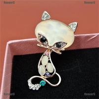 Gambar Bros Gambar Kucing Bahan Alloy Opal Rhinestone untuk Baju dari Phynarak undefined 3 Tokopedia