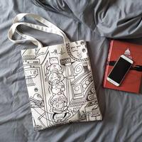 Gambar Kartun Tote Bag Tas Tote [C10] dari Izdihar Shopp86 undefined 1 Tokopedia