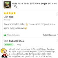 Gambar Gula Pasir Putih SUS White Sugar SNI Halal 1 Kg dari Rich Store88# undefined 4 Tokopedia