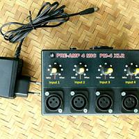Gambar Preamp mic XLR 4 in 1 aktif PM-4XLR dari Wijaya Zahidan undefined 1 Tokopedia