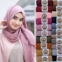 Gambar Cuci Gudang Hijab Cringkel Import Murah / Jilbab Cringkle / Hijab dari Samb0do undefined 5 Tokopedia