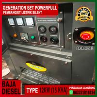 Gambar Genset Silent 20 KVA POWERFULL / Pembangkit Listrik / Generating Set dari Baja Diesel undefined 4 Tokopedia