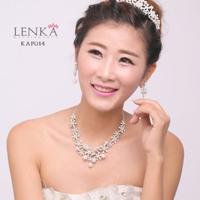Gambar Kalung Anting Pesta Mutiara Wedding Wanita l Perhiasan Lenka KAP014 - Putih Silver dari Lenka Wedding Shop undefined 1 Tokopedia