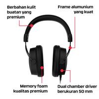 Gambar HyperX Cloud Alpha Black Pro Gaming Headset for PC PS4 Nintendo Switch dari Multifungsi Online undefined 2 Tokopedia