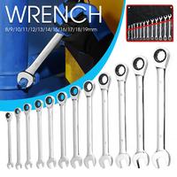 Gambar HOTT 12Pcs Ratchet Combination Metric Wrench Set Hand Tools Car dari Online Shop_Toserba undefined 1 Tokopedia