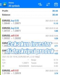 Gambar EA Auto Profit Robot Forex Untuk Banyak Pair Tipe Martingale Konsisten dari tasia storee undefined 1 Tokopedia