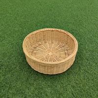 Gambar Kerajinan Tangan Rotan - Keranjang Bulat Serbaguna 30x30x10cm dari grosirunik99 undefined 5 Tokopedia