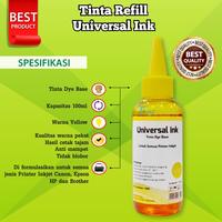 Gambar Tinta Refill Isi Ulang 100ml Printer HP Canon Epson Brother Inknesia - HITAM dari FixPrint Tangerang undefined 4 Tokopedia