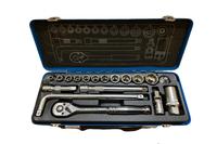 Gambar MULTIPRO KUNCI SOK SET SOCKET SET 3/8" 19PCS 12PT 6-22MM ORI dari Lakoni Pro Jakarta undefined 1 Tokopedia