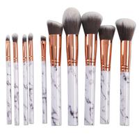 Gambar Marbel Kuas makeup set 10pcs wajah & mata-VIBIOR dari VIBIOR undefined 2 Tokopedia