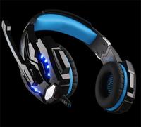 Gambar Kotion Each G9000 Gaming Headset Twisted with LED Light - Black/Blue dari Jhaonshop Official undefined 5 Tokopedia