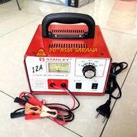 Gambar Alat Charger Aki Mobil Motor 1224V 12A Stanley Alat Cas Accu dari DINA LINE undefined 1 Tokopedia