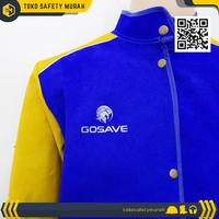Gambar Safety Jacket GOSAVE Welder Full Leather Jaket Kulit Las Apron Baju dari DINA LINE undefined 4 Tokopedia