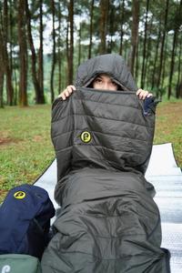 Gambar Sleeping Bag Venari Dacron full Quilting Mummy original Palava Adv - Hitam dari FLAMINGO CAMP undefined 2 Tokopedia
