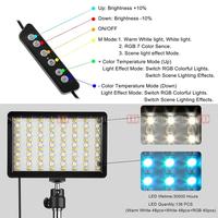 Gambar COSTA DF C3 K2L RGB LED Studio Lighting 2500-6500K Wireless Control dari indira-sloper undefined 3 Tokopedia