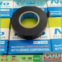 Gambar Isolasi Listrik Nitto High Quality Hitam Tape Sambungan Kabel Kuat dari Aquabetta6 undefined 3 Tokopedia