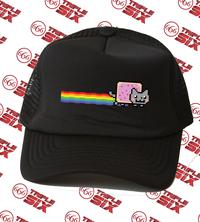 Gambar Topi Trucker Meme Nyan Cat NFT dari Triple Six undefined 1 Tokopedia