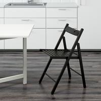 Gambar Bangku Kayu Lipat TJ Sandaran Kuat Minimalis Original_Hitam dari FURNITURE INTERNATIONAL SWEDIA undefined 2 Tokopedia