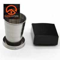 Gambar Gelas Lipat Layer 140ML Gantungan Kunci Camping Stainless Multifungsi dari Outdoor Jakarta undefined 4 Tokopedia