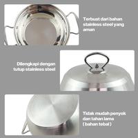 Gambar White Tiger 555 Panci Masak Stainless Steel Tenglong Shengshi ROS - 24 cm dari Rosh Kitchen undefined 4 Tokopedia