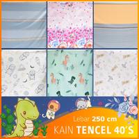 Gambar MOTIF KAIN 40S SUTRA 1 METERAN 250 PART TENCEL PREMIUM QUALITY SUTERA dari suksesjaya33 undefined 1 Tokopedia