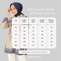 Gambar TUNIK LISNA ATASAN BAJU BATIK WANITA LENGAN PANJANG JUMBO KERJA MODERN dari BATIK WANITA PRABUSENO undefined 5 Tokopedia