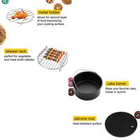 Gambar Recollecte Qiufeng Set Aksesoris Air Fryer Gowise Phillips Cozyna 7 PC - Hitam dari Recollecte Shop undefined 2 Tokopedia