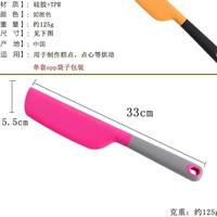 Gambar Spatula Jumbo Silicon Narrow Ukuran 33cm - Warna Random dari Trinity Kitchen undefined 3 Tokopedia