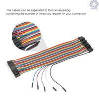 Gambar Intu 240pcs Kabel Jumper Breadboard Multi Warna 80 Pin M/M80 Pin dari Shabeera Store undefined 3 Tokopedia