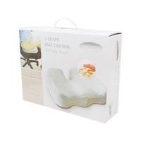 Gambar INFORMA- BANTAL DUDUK MEMORY FOAM U SHAPED SEAT CUSHION GREY 40X30X9CM dari Yunk-Store undefined 1 Tokopedia