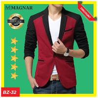 Gambar Blazer Jas Blezer Blezzer Pria Slim fit Korea Casual Santai BZ-32 - XXL dari Magnar Shirt undefined 1 Tokopedia