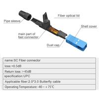 Gambar Fast Connector Fast Konektor Fiber Optik SC UPC APC Single-mode Optic dari FyFyhez undefined 5 Tokopedia