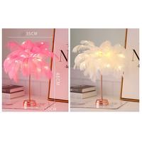 Gambar Creative Feather Table Lamp Tree Night Lights LED Night Lamp for dari RAGAMRRUPA undefined 2 Tokopedia