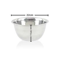 Gambar ROSH Mangkuk Anti Karat 22 CM Stainless Steel ROS-PR-CB22 - 16 CM dari Rosh Kitchen undefined 4 Tokopedia