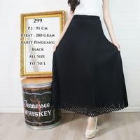Gambar ROK PLISKET LASERCUT 299 PRISKET PANJANG MUSLIMAH PLEATED SKIRT FLARE dari anggie wijaya undefined 2 Tokopedia