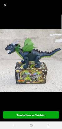 Gambar C5M mainan dino ber sayap dragon dinosaurus naga jalan dan suara dari Creasindo Media undefined 4 Tokopedia