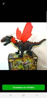 Gambar C5M mainan dino ber sayap dragon dinosaurus naga jalan dan suara dari Creasindo Media undefined 3 Tokopedia