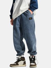 Gambar ANGH Mens Wash Distressed Pocket Drawstring Elastic Waist Jogger dari All Night Import undefined 1 Tokopedia