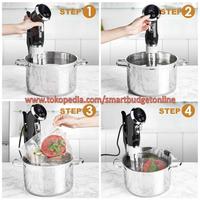 Gambar Alat Masak Vacuum Slow Food Cooker 6L 1500W Sous Vide Biolomix SV 8001 dari Smart_Budget_Online undefined 3 Tokopedia