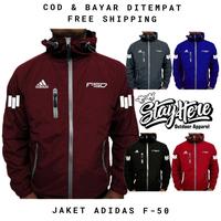 Gambar Jaket Tracker Windbreaker Hoodie Klub Bola Adidas F50 Pria Waterproof dari sinta alifia undefined 2 Tokopedia