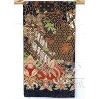 Gambar KAIN BATIK PREMIUM BAHAN KATUN MOTIF SEKAR JAGAD HITAM HIJAU 724552 dari 72 Batik undefined 3 Tokopedia