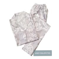 Gambar SERAT SUTRA PIYAMA PIYAMA DOLOMITES BAMBU ORGANIK TENCEL- GREY MEWAH dari markassdagang undefined 1 Tokopedia